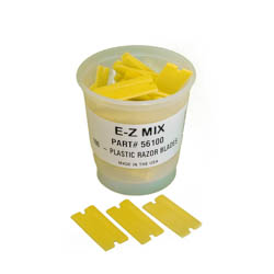PLASTIC RAZOR BLADES 100/PACK